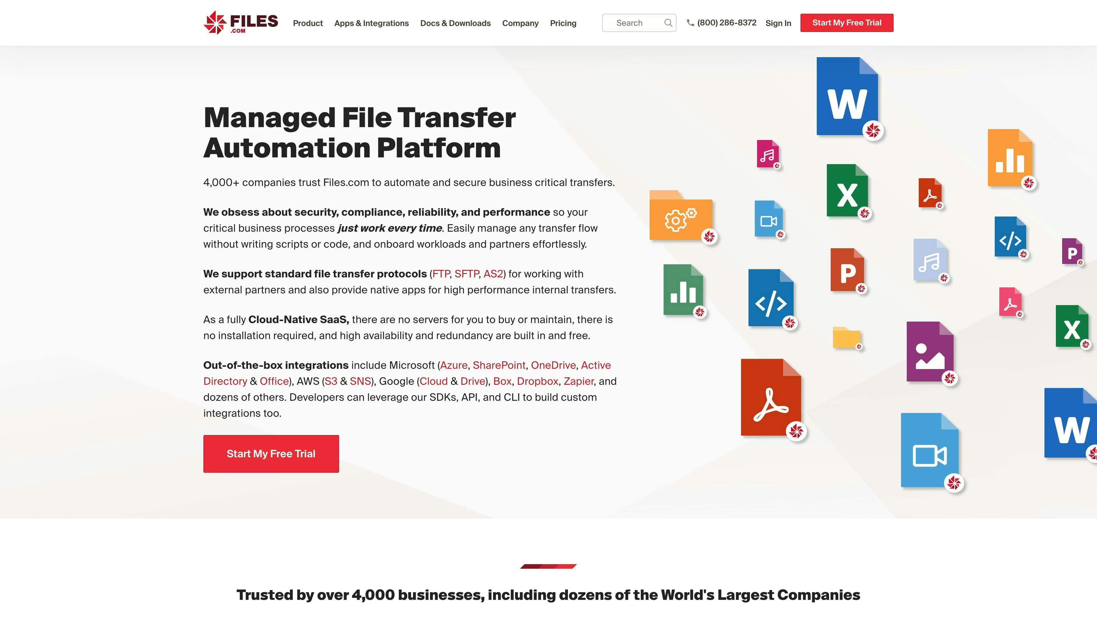 Files.com Homepage